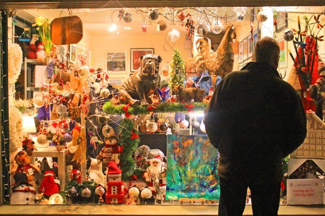 Late night Christmas shopping takes place in Porlock this year on December 9.