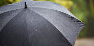 Heavy rain throughout the day with a sunny outlook tomorrow