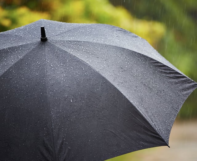 Heavy rain today with moderate showers tomorrow