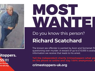 REWARD: £10k if you help catch Richard Scatchard