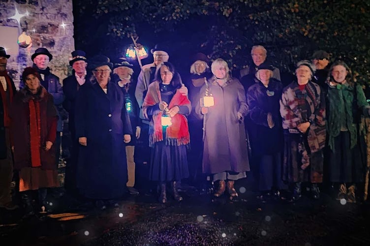 Exmoor Carollers will be singing in Porlock on Sunday.