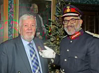 Robbie receives his Birthday Honours BEM