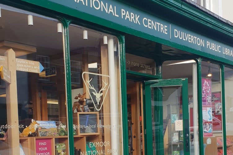 The existing town centre National Park Centre in Dulverton.