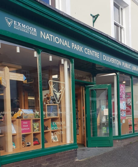 The existing town centre National Park Centre in Dulverton.