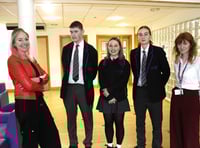 Renowned TV presenter speaks at local college