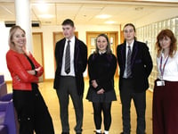 Renowned TV presenter speaks at local college