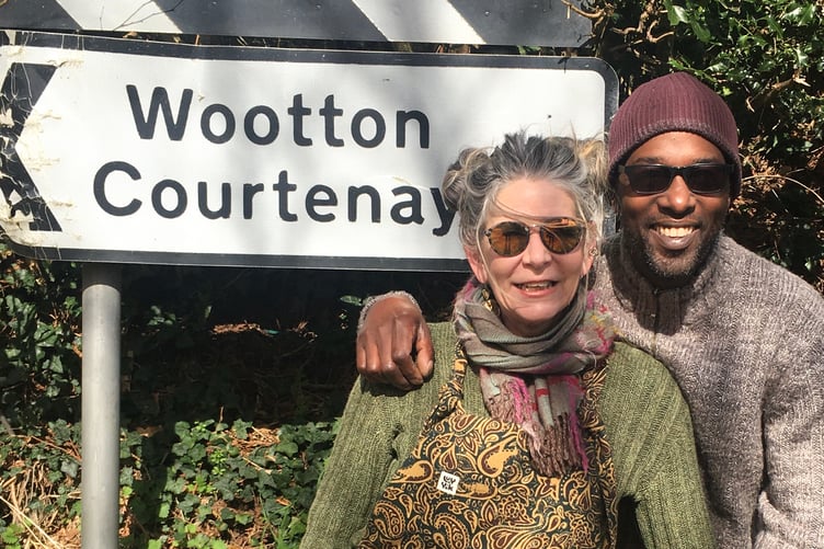Sarah Fox and Mark Burgess, who have transformed Wootton Courtenay Post Office and Villagers' Stores.
