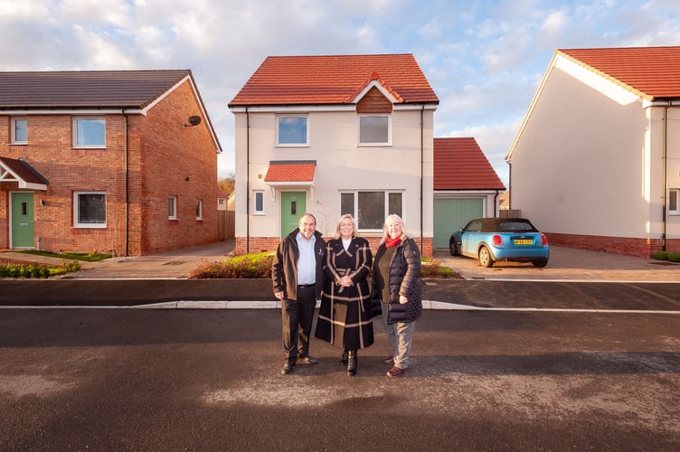 Tenants have been moving into new 'affordable' homes in Orchard Brooks, Williton.