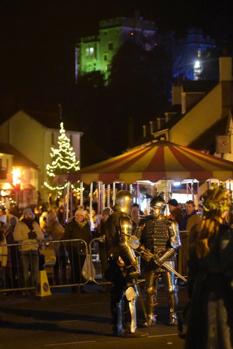 A scene from this year's Dunster by Candlelight festival.