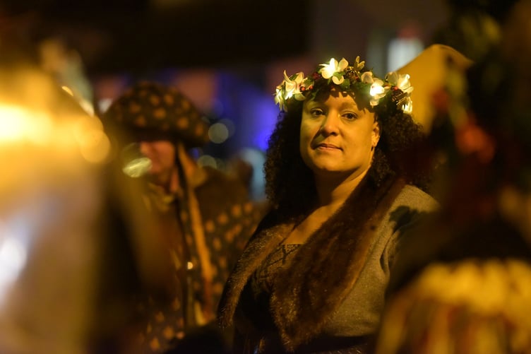 A Dunster by Candlelight participant from this year's event.