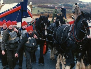 Historic Exmoor overland lifeboat launch anniversary