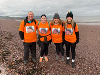 Family's sponsored walk in memory of 19-year-old Sam 