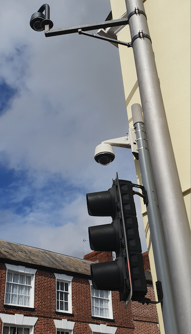 CCTV cameras which could be switched off to save money for Somerset Council.