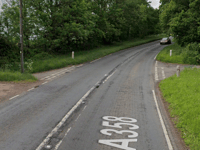 Man hospitalised after A358 crash