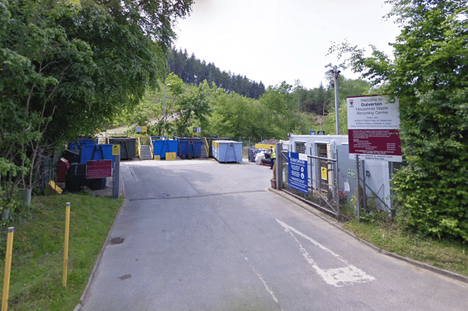 Dulverton Waste Recycling Centre is facing closure.