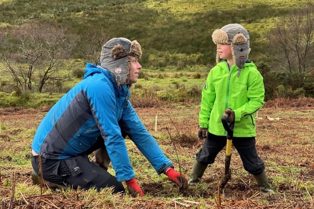 Saturday's Kingswood tree planting session on Exmoor is suitable for families.