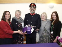 Lord Lieutenant presents Kings Award to local charity