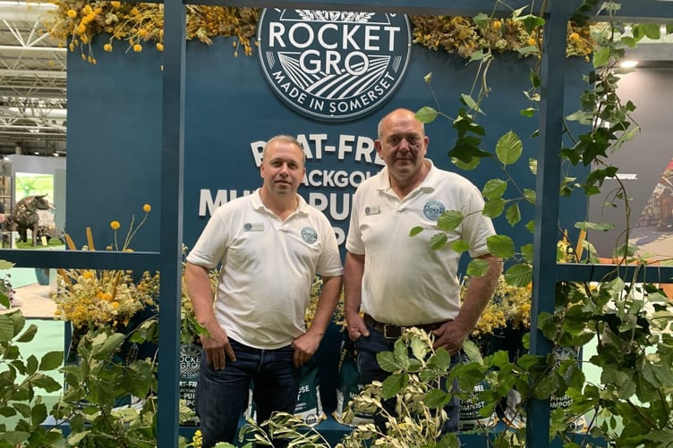 RocketGro founders Toby Thomas (left) and Tim Roe, who are shortlisted for a Somerset business award.