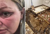 Disabled mother left black and blue after floor and ceiling collapse