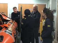 RNLI chief executive visits modernised lifeboat station