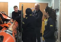 RNLI chief executive visits modernised lifeboat station