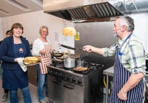 Village pancakes raise funds for air ambulance charity