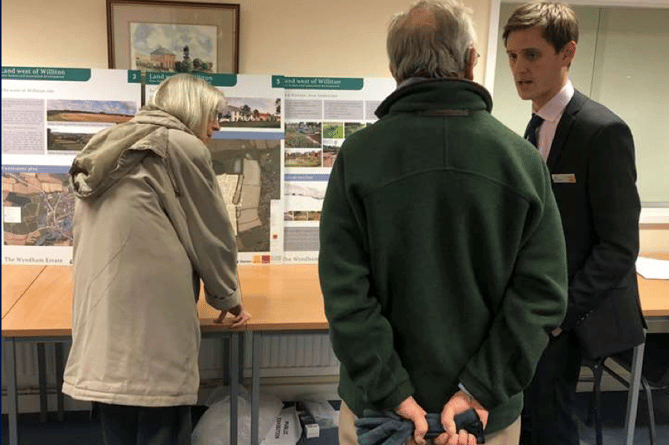 A community engagement event was held in Williton for residents to learn about plans to build up to 350 new homes off Priest Street.
