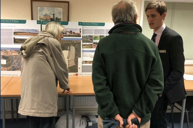 A community engagement event was held in Williton for residents to learn about plans to build up to 350 new homes off Priest Street.