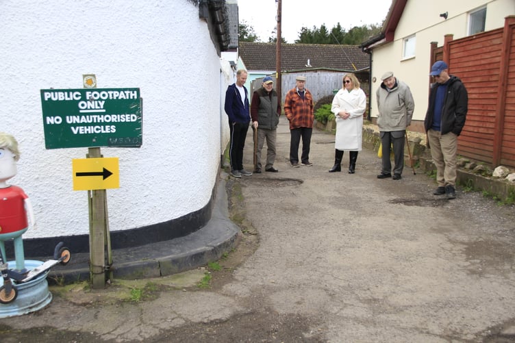 Potholes in Whitehall, Watchet, are making life a misery for the elderly residents.