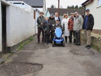 Pensioners in road full of potholes ignored by council