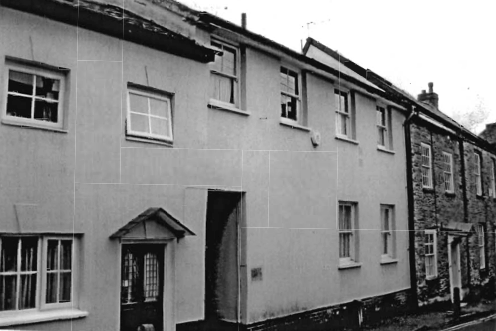 The former doctors' surgery converted to affordable rented homes in High Street, Dulverton, by Acorn Homes.