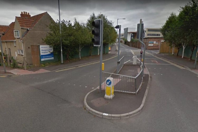 The main road into the hospital is set to be closed temporarily