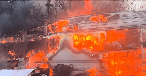 Community rallies to support Somerset man after fire destroys caravan ...
