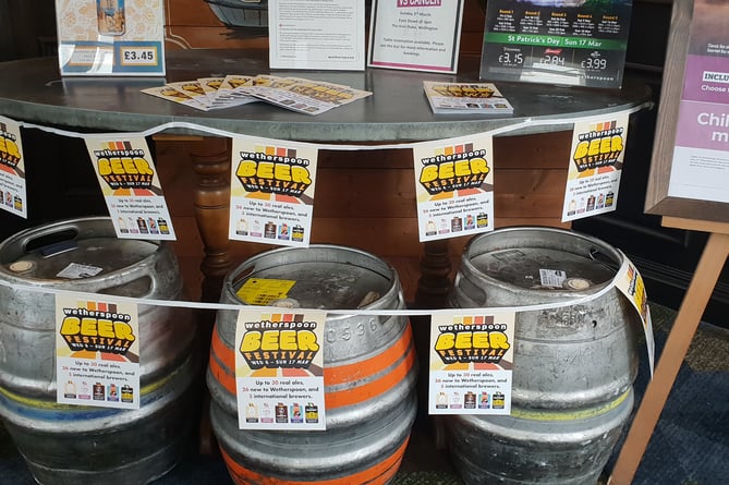 A 12-day real ale festival starts in Minehead's Duke of Wellington pub on Wednesday.