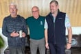Minehead Golf Club seniors Dave and Roger win Trafalgar Tankard
