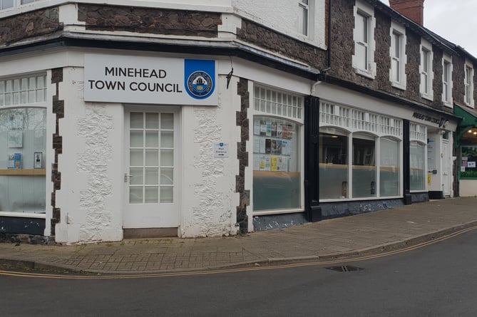 Minehead Town Council's offices in Summerland Road.