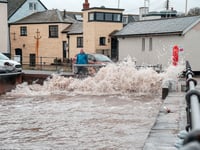 Gallery: Pictures show flooding after high tides in Watchet