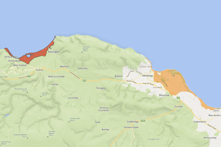 Some residents have been told to expect flooding after days of heavy rain