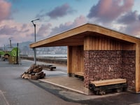 Town welcomes new seafront shelters