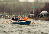 Porlock Weir Gig Club staged its first regatta at Wimbleball Lake