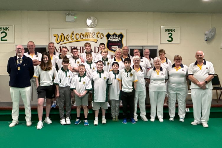 Minehead took on county youngsters