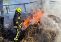 Fire fighters tackle barn blaze 