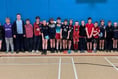 Indoor cricket training for youngsters at Minehead 
