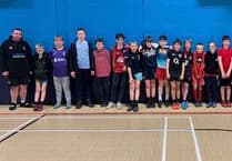 Indoor cricket training for youngsters at Minehead