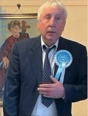 Fred Keen, Reform UK's Parliamentary candidate for the Tiverton and Minehead constituency.