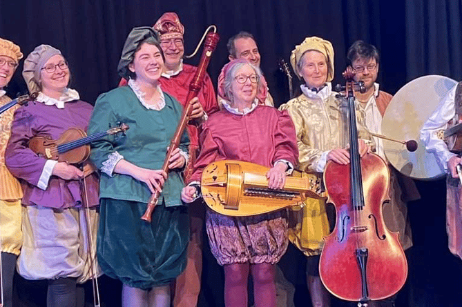 Handmade costumes for Shakespeare in Love wowed  Barnstormers audiences in The Regal Theatre, Minehead.