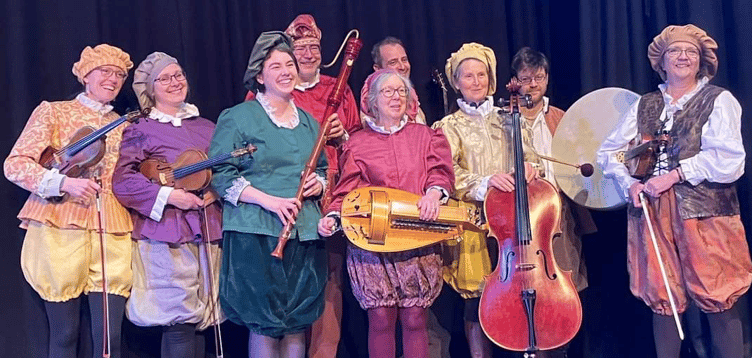 Handmade costumes for Shakespeare in Love wowed  Barnstormers audiences in The Regal Theatre, Minehead.