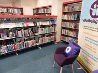 Library purple chair is ‘beacon of safety’ for women and girls