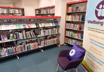 Williton Library's purple chair provides wellbeing safe space for women and girls