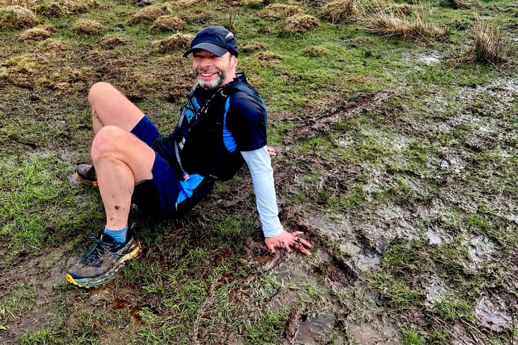 Steve Goodman-Monger has been preparing to run this week's Two Moors Way, Coast to Coast.